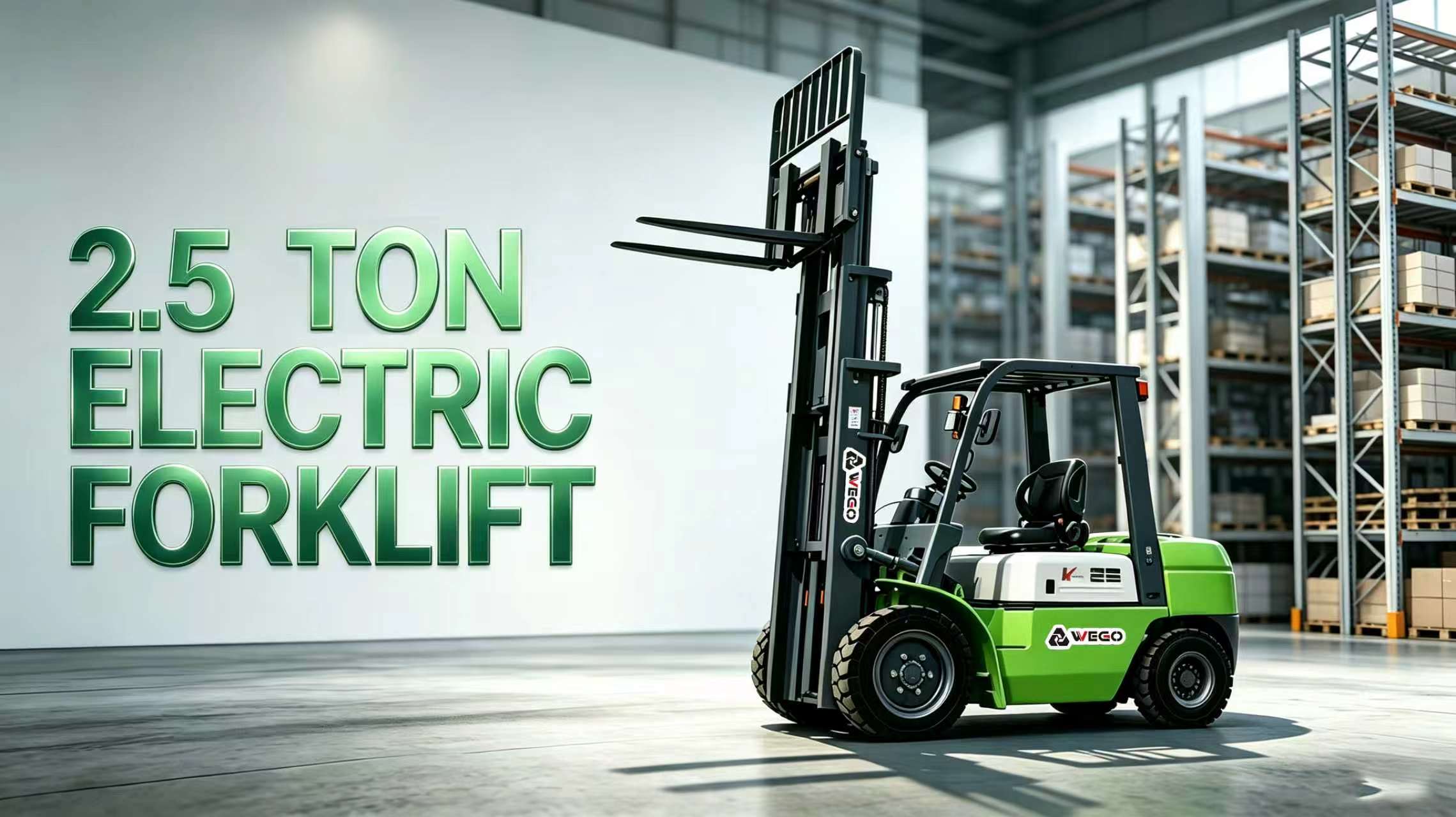 How to choose a 2.5 ton electric forklift for warehouse work