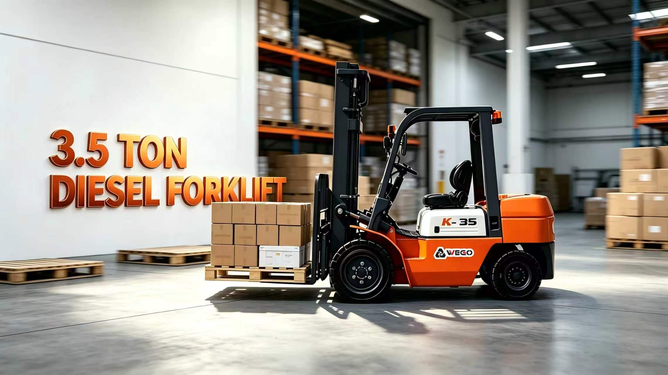 When a 3.5 ton diesel forklift is the better choice for yard work